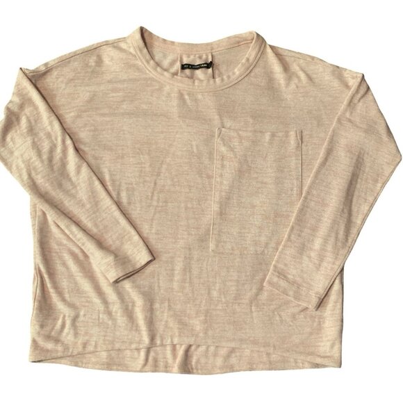 rag & bone Tops - Rag & Bone Oversized Lightweight Pink Sweatshirt - Size Small Preppy Workout